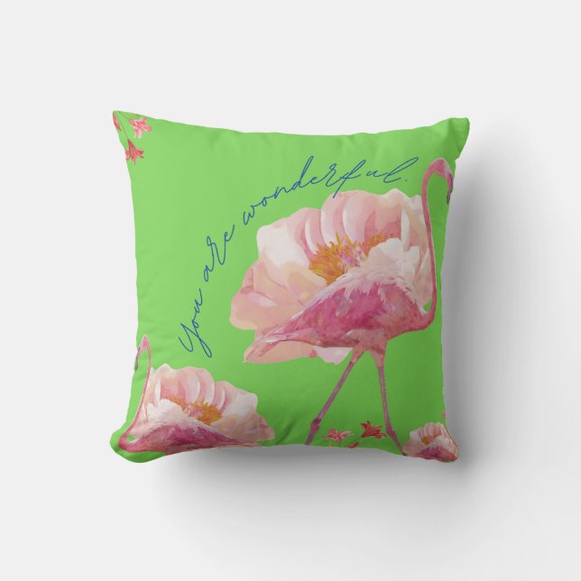 Coussin Vous êtes merveilleux (Recto)