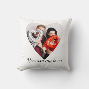 Coussin Vous êtes mon amant – Conception de cœur romantiqu