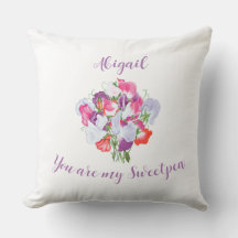 Vous êtes mon Sweetpea Personnalisé Cushion