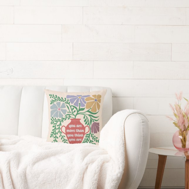 Coussin Vous Êtes Plus Que Vous Ne Pensez L'Être (Canapé)