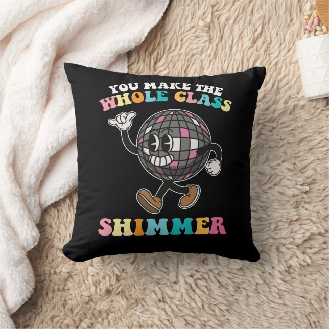 Coussin Vous faites briller toute la classe Groovy Rétro (Couverture)