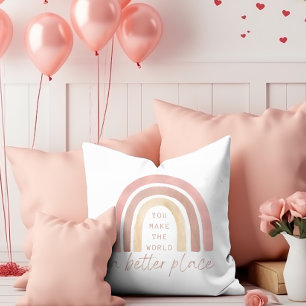 Coussin Vous Faites Du Monde Un Meilleur Endroit Où Jeter