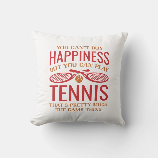 Coussin Vous Pouvez Jouer Au Tennis (Recto)