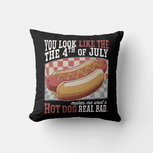 Coussin Vous Ressemblez À 4 juillet Citation Drôle Et Mign (Recto)