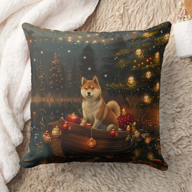 Coussin Voyage de fête de Noël à Akita (Couverture)