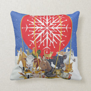 Coussin Voyage de Noël