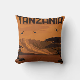 Coussin Voyage en Tanzanie