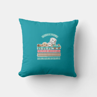 Coussin Voyage mousseux avec des amis