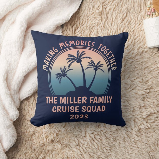 Coussin Voyage sur mesure en famille Summer Beach (Couverture)