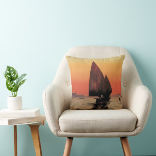 Coussin Voyage Vintage, Bateaux au Excelsior Palace Venise