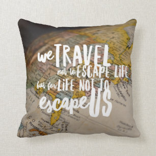 Coussin Voyagent le monde