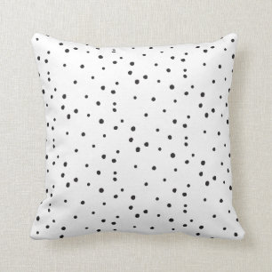 Coussin VOYANT le point de polka pointillé de TACHES se