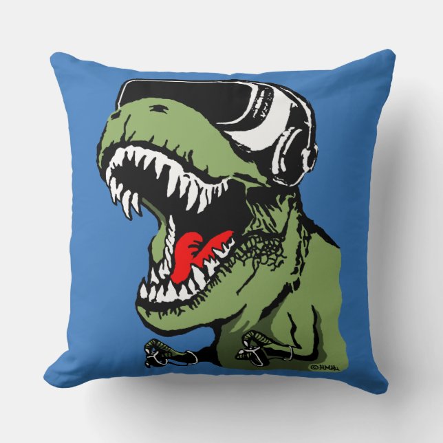 Coussin VR T-rex (Recto)
