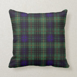 Coussin Vrai tartan écossais - chasse de Stewart
