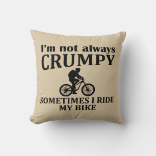 Coussin VTT Vélo Tout Terrain Humour Drôle Citation Cyclis