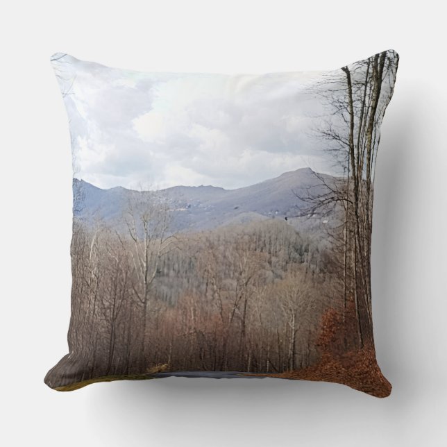 Coussin Vue dans les Montagnes (Recto)