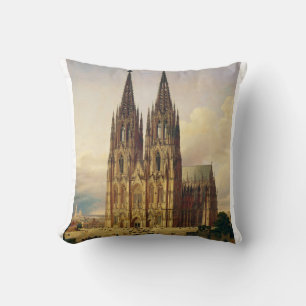 Coussin Vue de la cathédrale gothique de Cologne dans tout