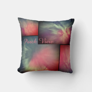Coussin Vue de la véranda / Couronne /