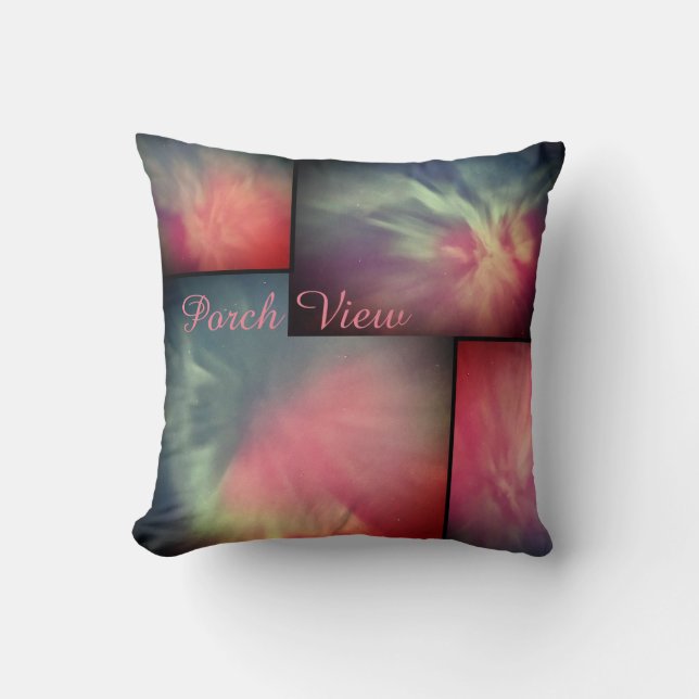 Coussin Vue de la véranda / Couronne / (Recto)