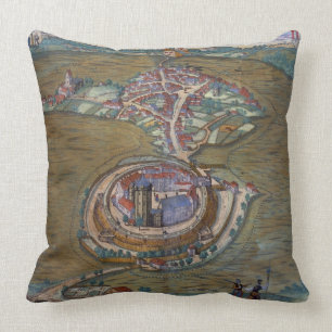 Coussin Vue de l'endroit de Louis le grand, avec un de t
