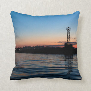 Coussin Vue de Montevideo à l'aube, Uruguay