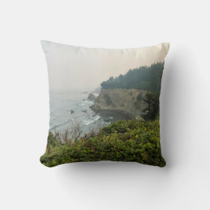 Coussin Vue de Simpson Reef Overlook, Côte de l'Oregon