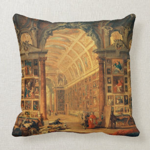 Coussin Vue intérieure de la galerie de Colonna, Rome