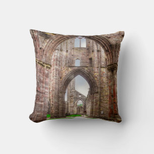 Coussin Vue intérieure de l'ancienne abbaye de Tintern Pay