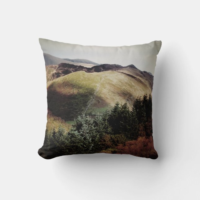 COUSSIN VUE MONTAGNE SUR LES WALES (Recto)