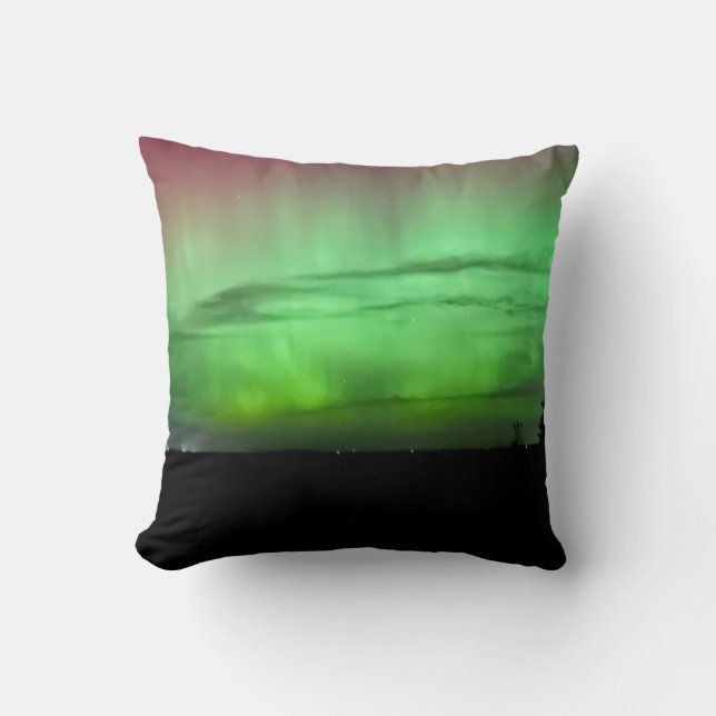 Coussin Vue Porte / Bandes - Rayons / (Recto)
