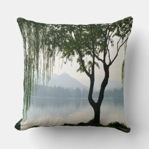 Coussin Vue sur la montagne du Willow