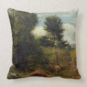 Coussin Vue sur la rivière Sid, près de Sidmouth, c.1852