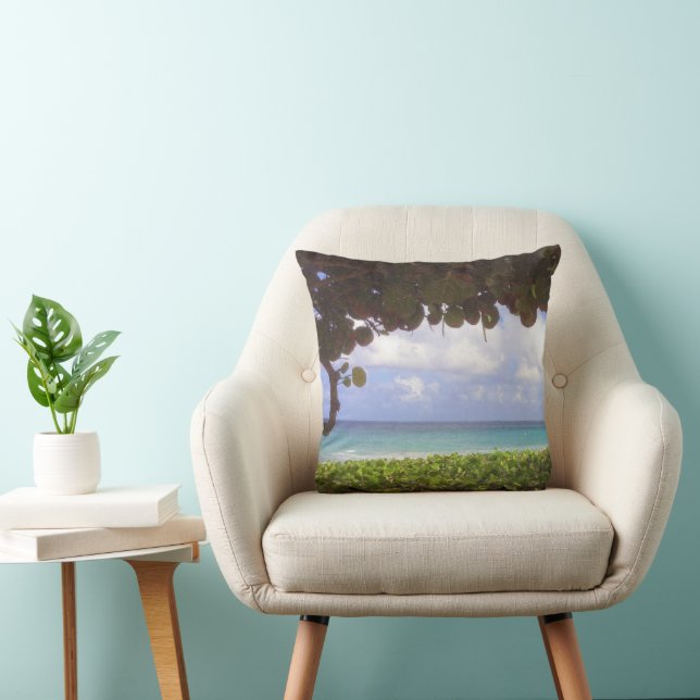 Coussin Vue sur l'océan, Juno Beach (Chaise)