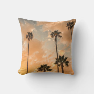 Coussin Vue vers le haut des palmiers