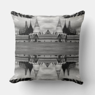 Coussin Vue vintage du palais royal de la chapelle de Bang