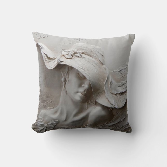 Coussin wall mural 3d illusion 3d,background,art,mural,flo (Recto)