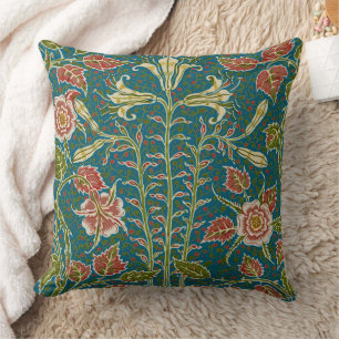 Coussin Walter Crane Vintage Lily et Rose Floral