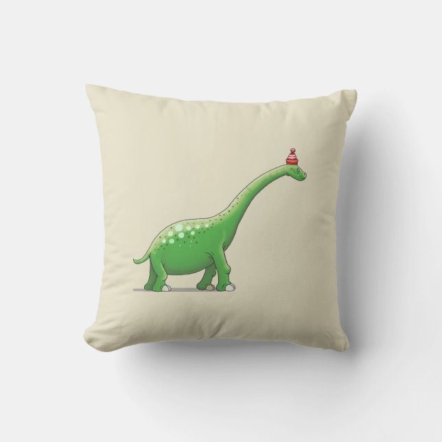 Coussin Walter le Dinosaur (Recto)