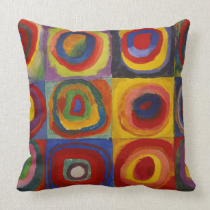 Coussin Wassily Kandinsky-Farbstudie Quadrate
