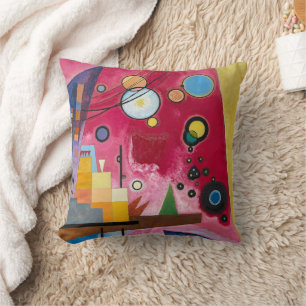 Coussin Wassily Kandinsky Schweres Rot 1924 Art Abstrait