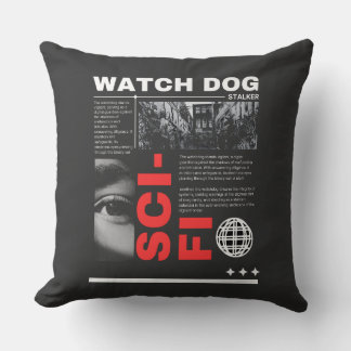 Coussin Watch Dogs Throw Pillow 