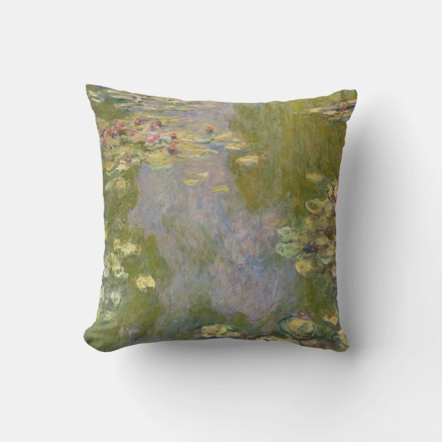 Coussin Water Lilies by Claude Monet (Recto)