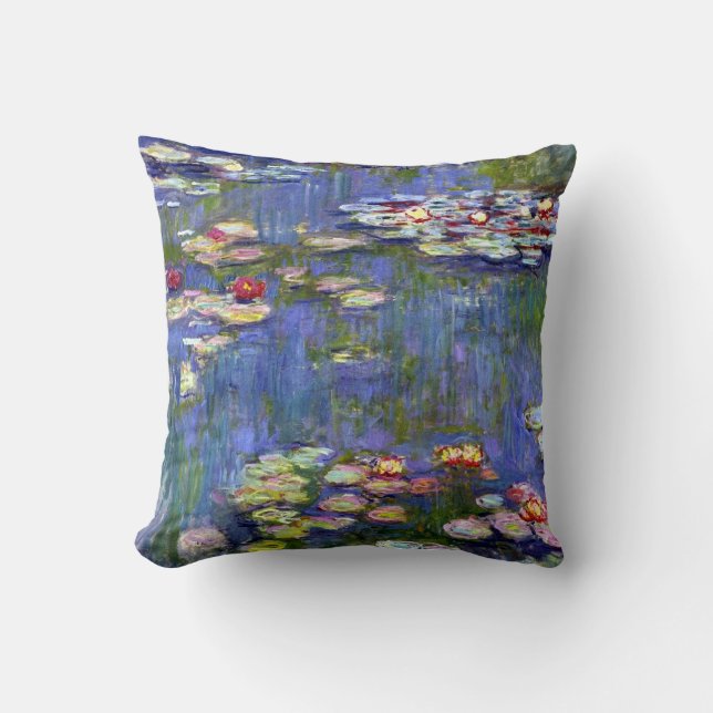 Coussin Water Lys 1916 Claude Monet Fine Art (Recto)