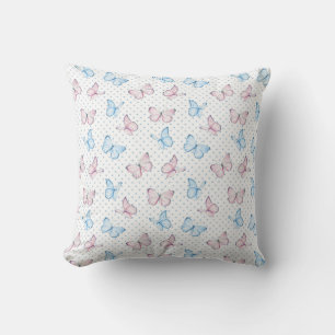Coussin watercolor butterfly