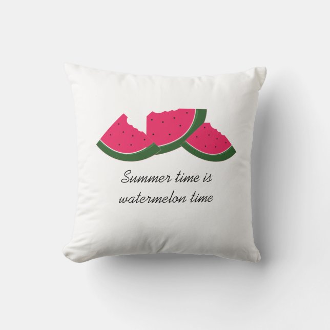 Coussin Watermelon La Treat Été (Recto)
