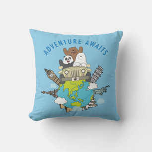 Coussin We Bare Bears - Adventure Await