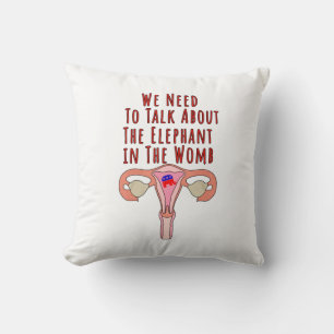 Coussin We Need to Talk About The Elephant In The Womb