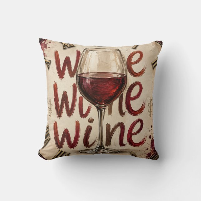 Coussin We Wine  (Recto)