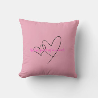 Coussin Web Within – Art of Hidden Strength