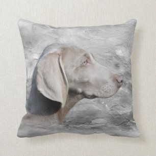 Coussin Weimaraner font face